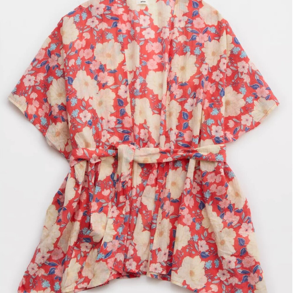 AERIE | Floral Robe - Picture 3 of 6